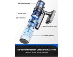 Aspirator fără fir Proscenic P11 cu mop, putere aspirare 35 KPa, coș de gunoi 0,65 l, sistem de filtrare în 5 trepte, baterie detașabilă de 2000 mAh, autonomie de până la 50 de minute - imagine 7
