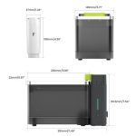 Furbulous Cube, fantana/dozator automata de apă pentru animale de companie 3.3L - Negru - imagine 7