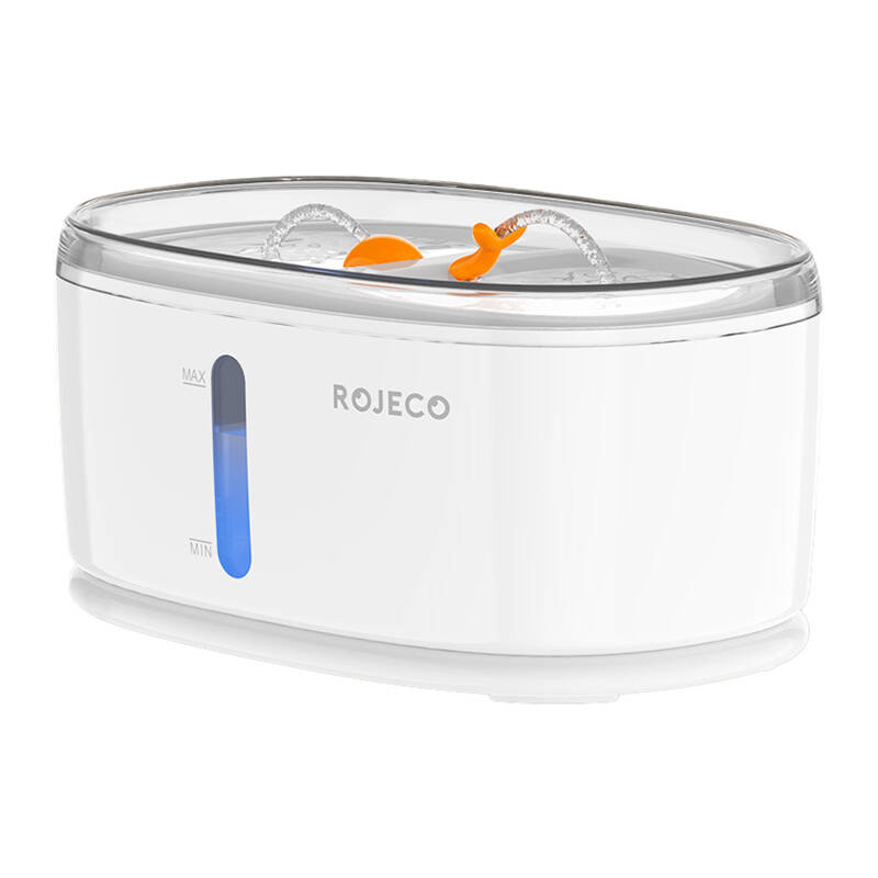 fântână de apă pentru pisici și câini Fântână cu apă pentru animale de companie Rojeco Wireless 2,5L – Fântână de apă inteligentă Rojeco Wireless 2,5L pentru câini și pisici