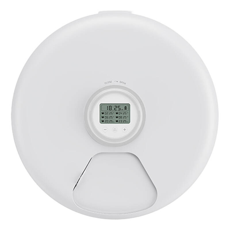 dozator automat de hrană Rojeco 2L Alimentator automat pentru pisici Versiunea cu buton
