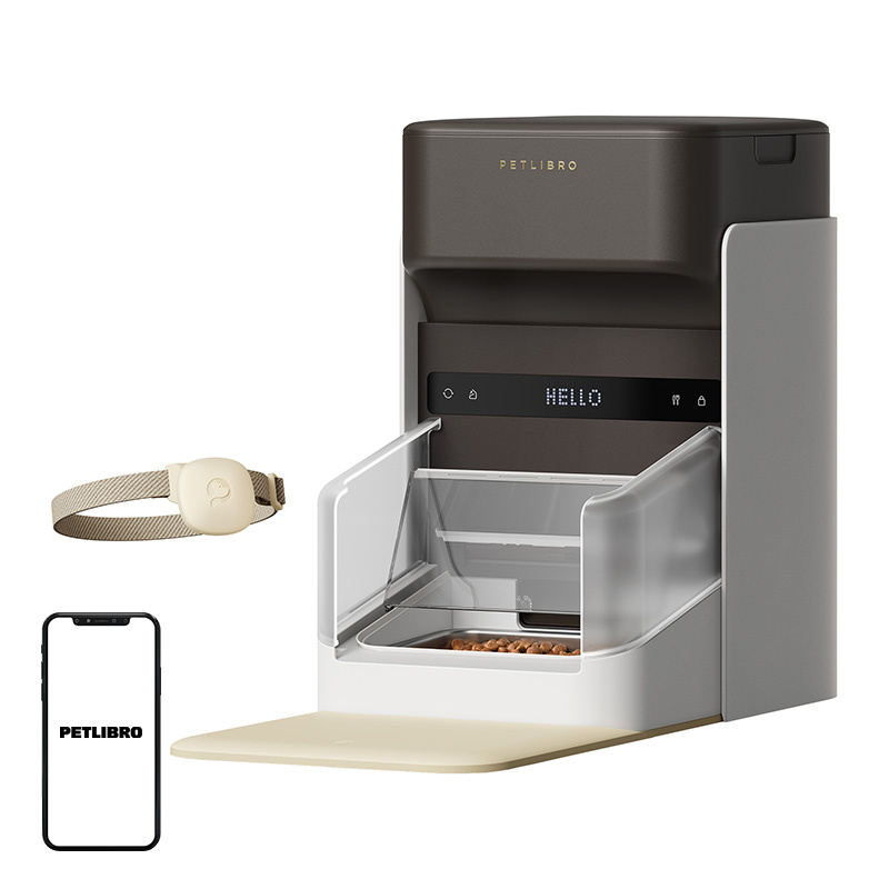 dozator automat de hrană Petlibro Distribuitor de hrană inteligent RFID cu guler