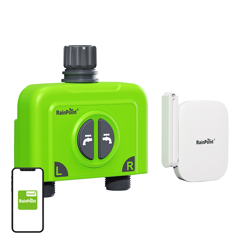 sistem de irigare inteligent Controler de irigare cu 2 zone și gateway WiFi RainPoint