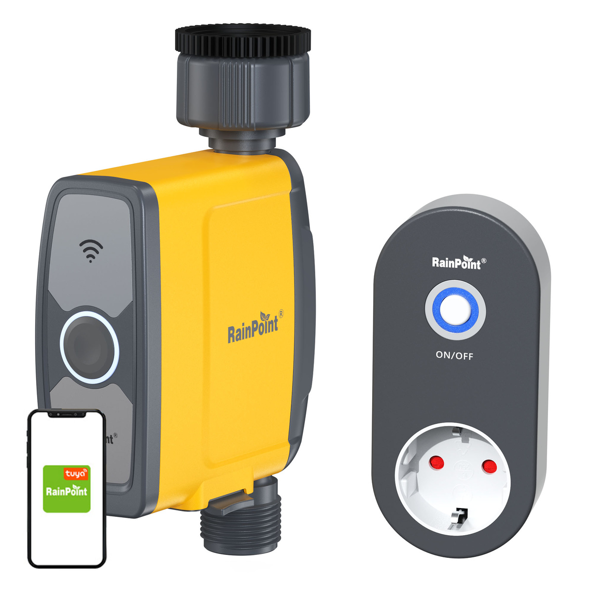 sistem de irigare inteligent Controler de irigare RainPoint 1 zonă cu aplicație