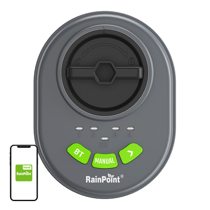 sistem de irigare inteligent Controler de aspersoare cu 4 zone RainPoint cu aplicație