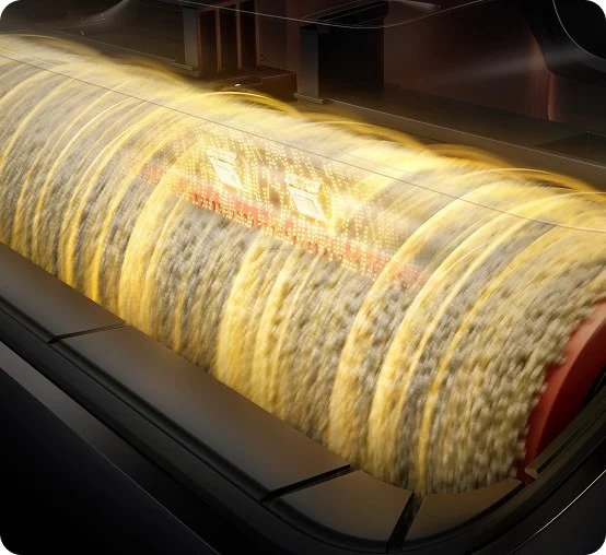 Rola incalzita a modelului Dreame H15 Pro Heat in timpul curatarii